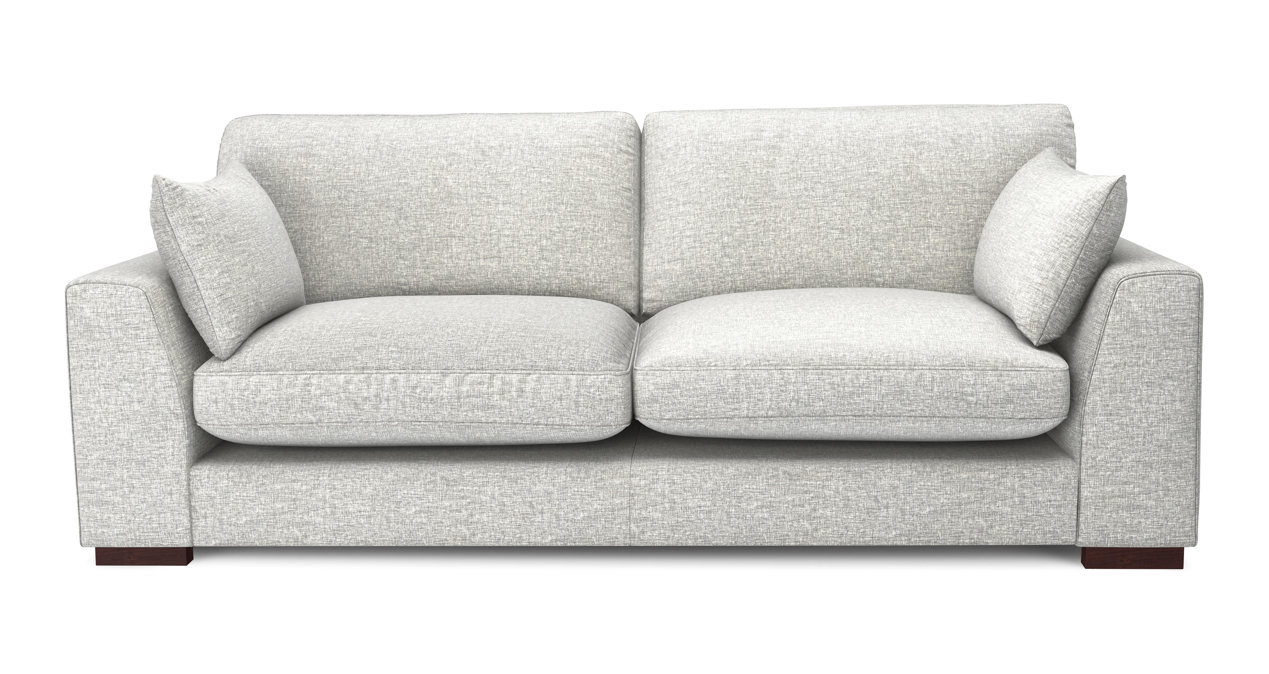 Plush Formal Back 3 Seater Sofa DFS