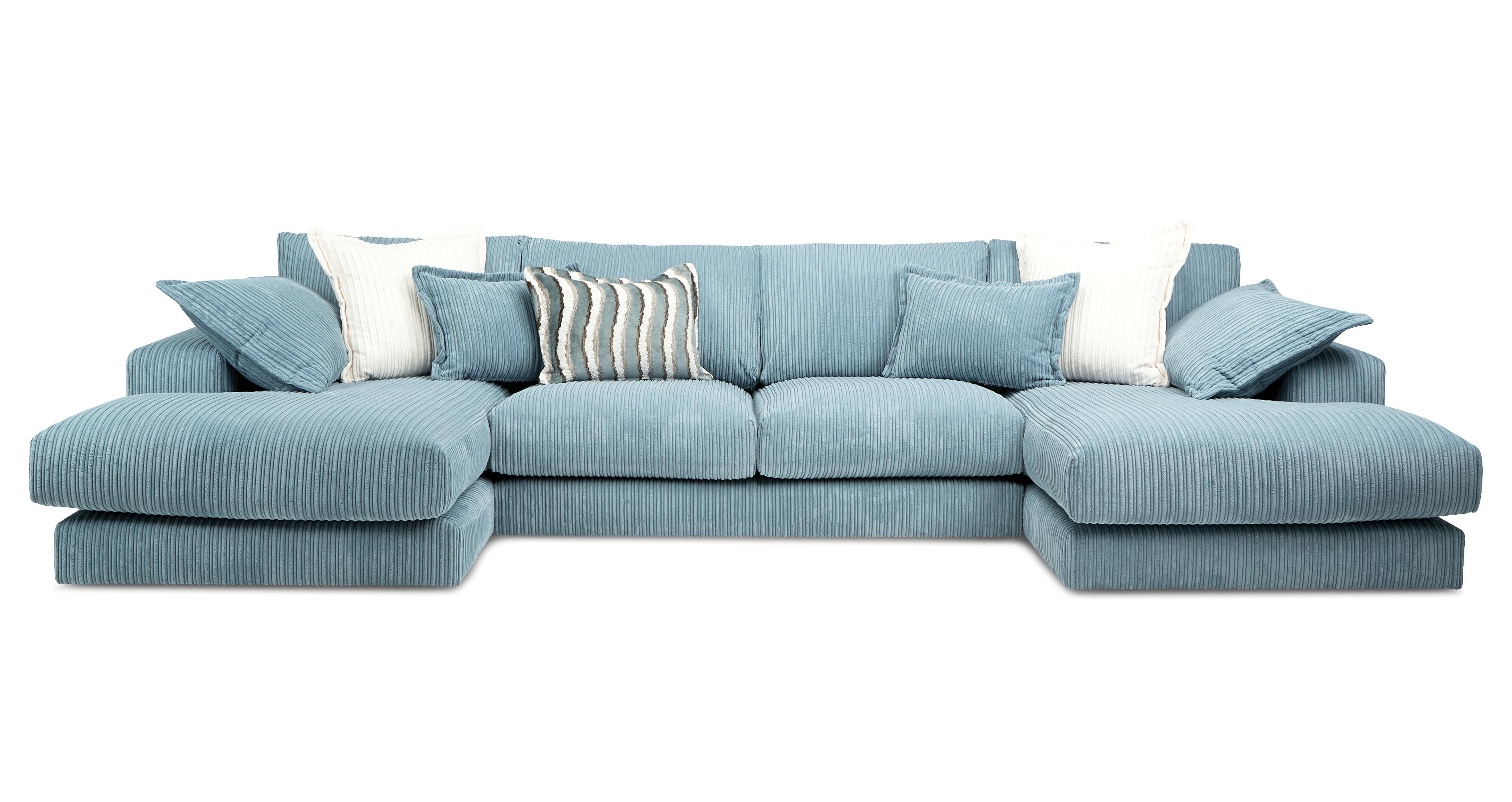 Rest Large Double Ended Chaise Sofa DFS