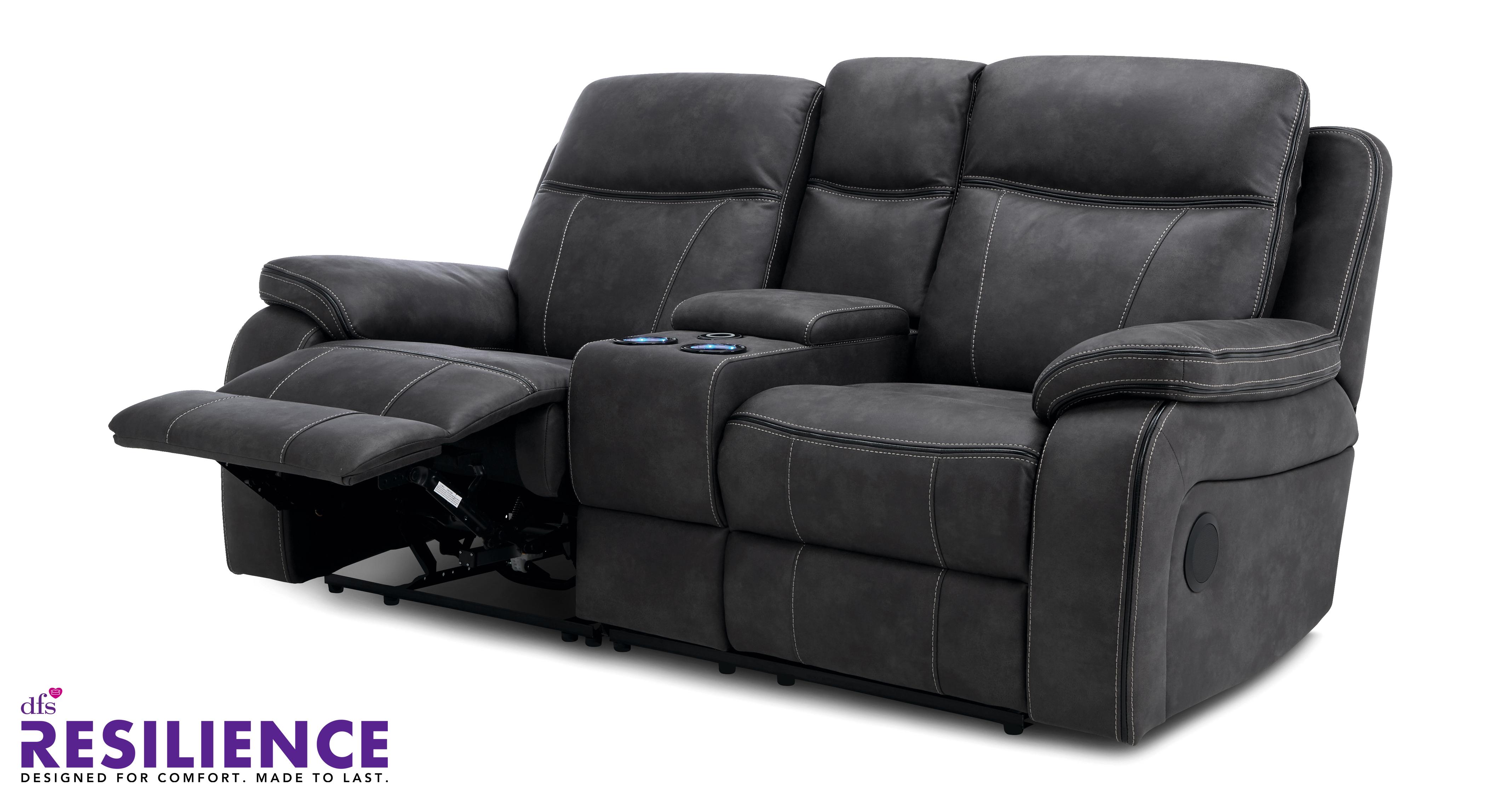 Vinson 2 Seater Smart Power Recliner Eiger DFS Ireland