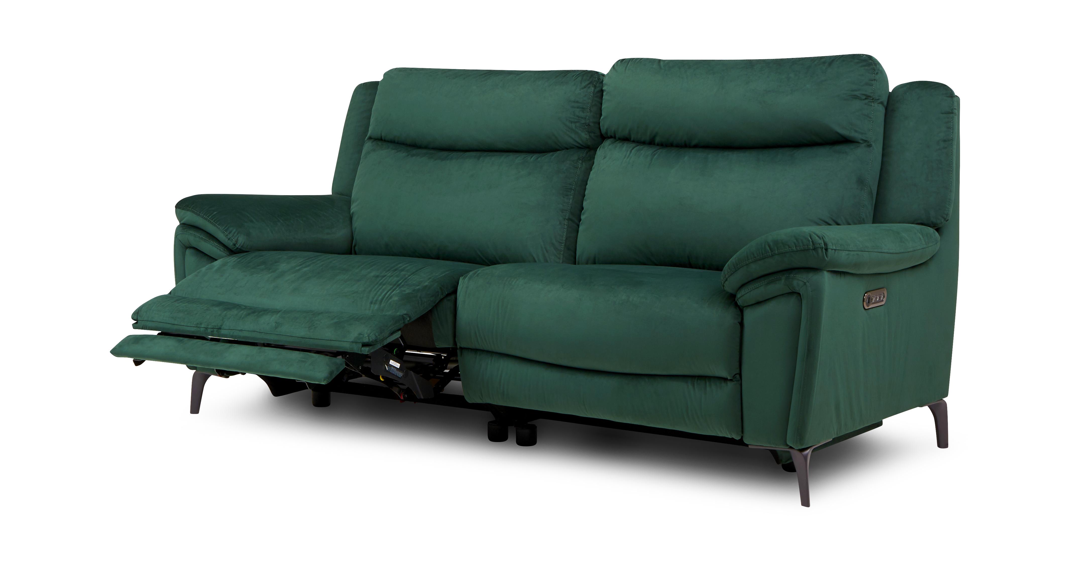 Wren Velvet 3 Seater Power Recliner DFS
