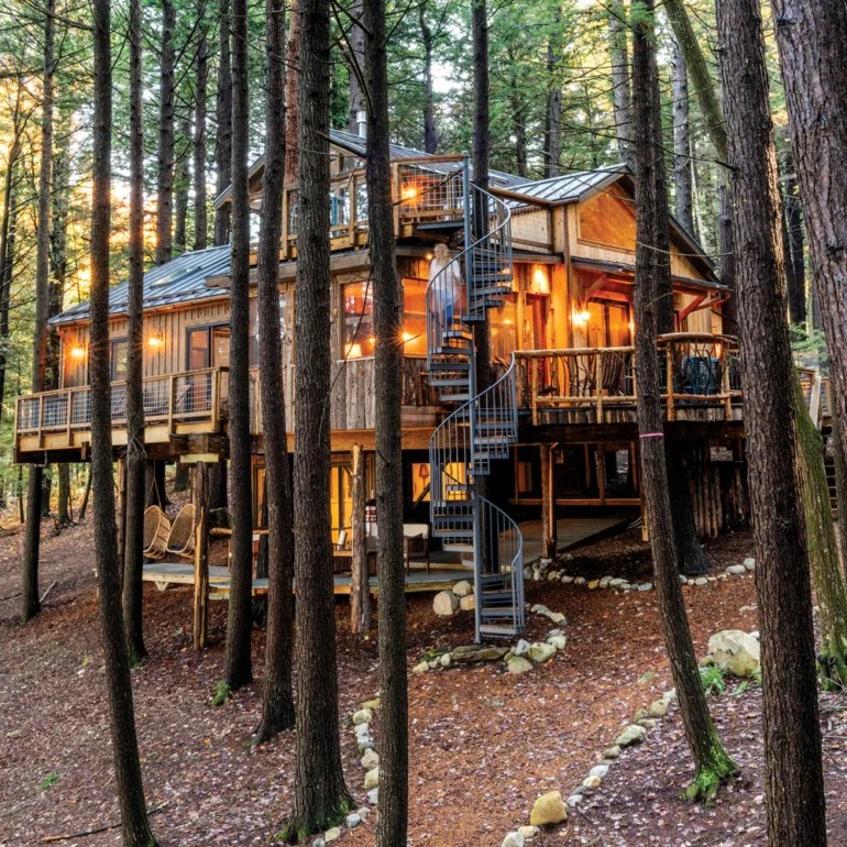 A TreeHouse Compound Takes Root On Monmouth’s Cobbosseecontee Lake