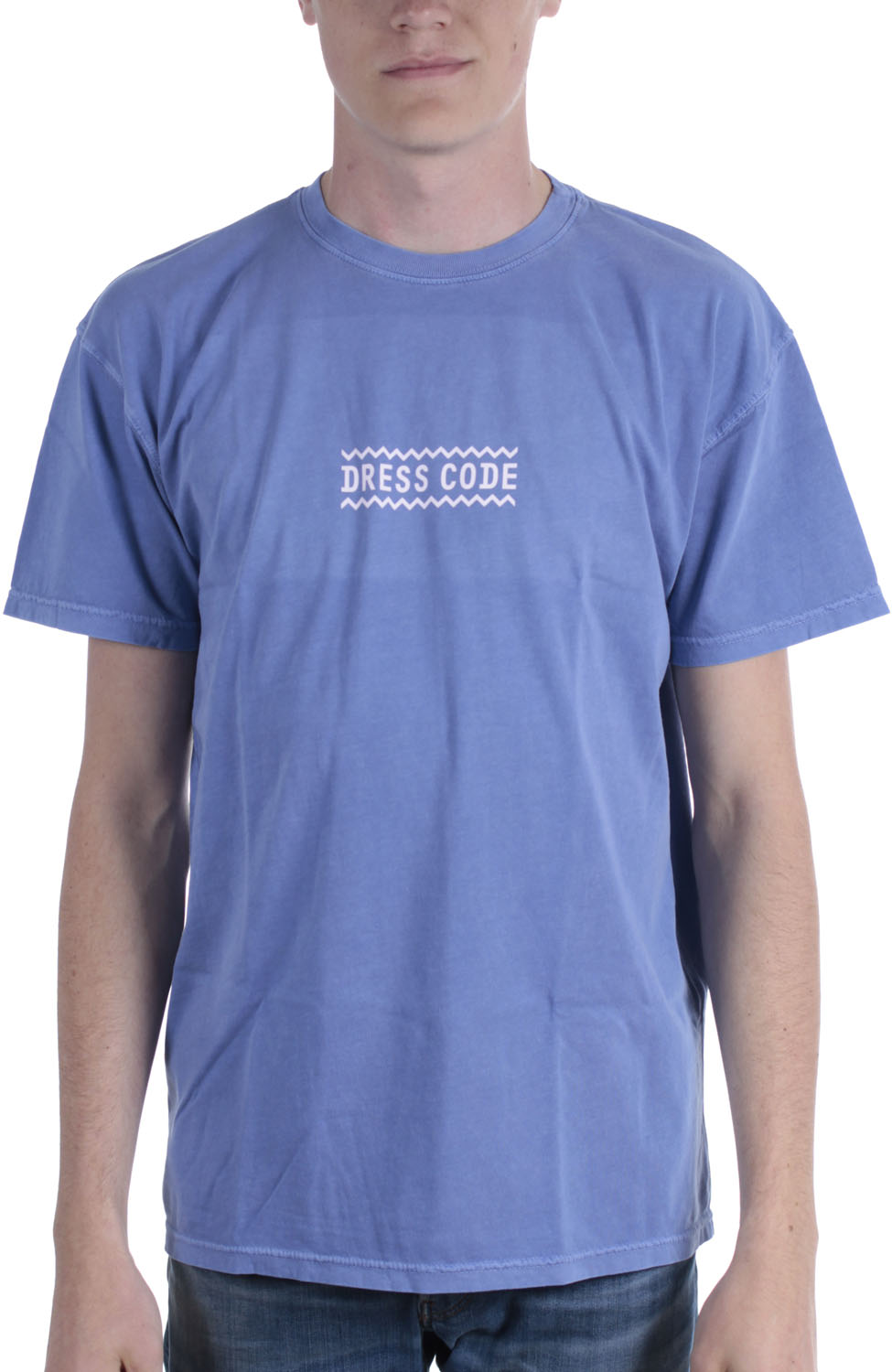 Dress Code Garment Dye Simple Logo Tshirt