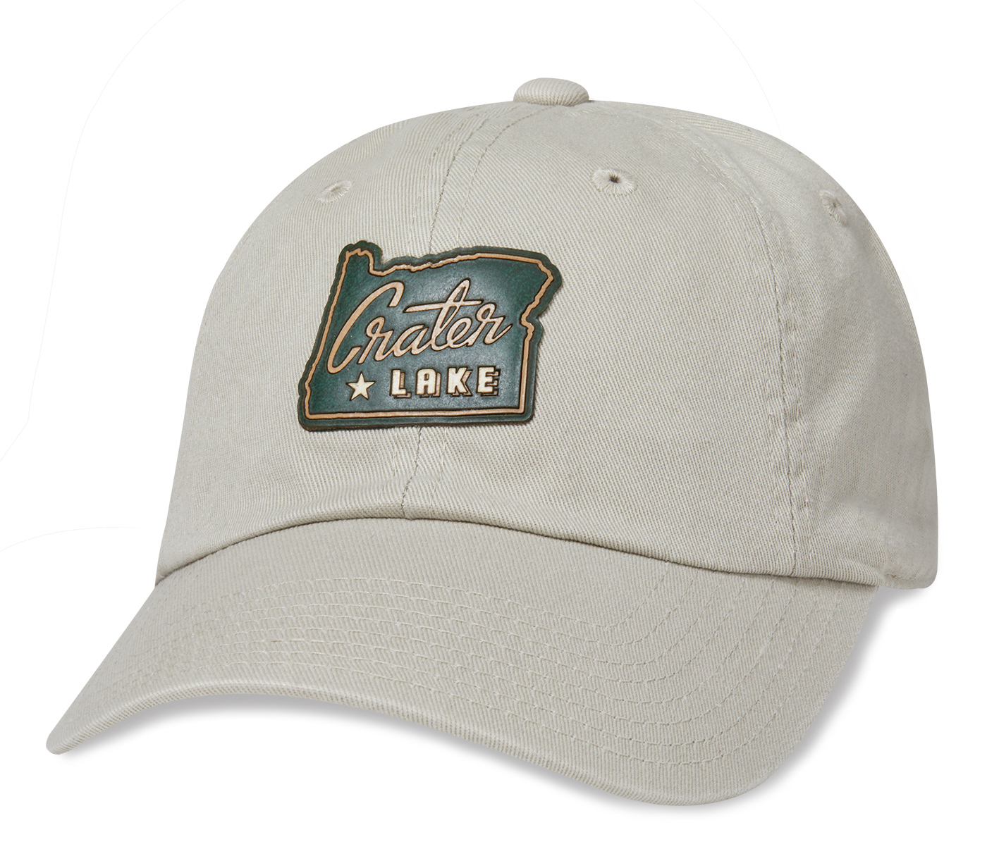 American Needle Mens Leatherhead Nubroidery Washed Slouch Snapback Hat