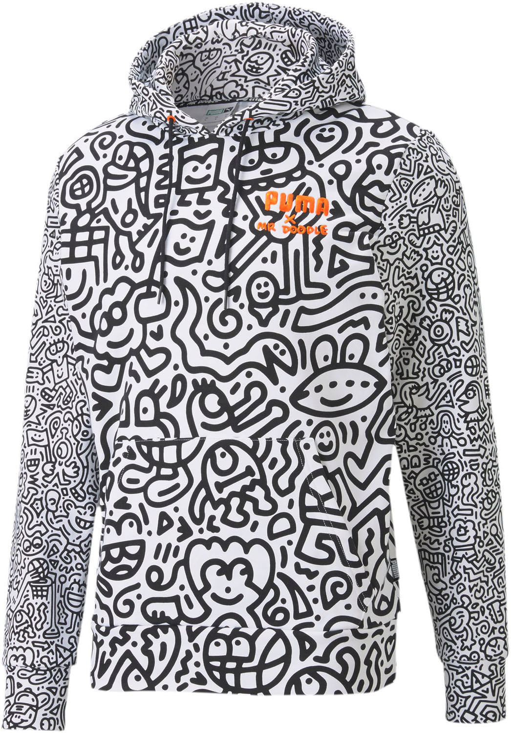 PUMA Mens Puma X Mr Doodle Aop Hoodie
