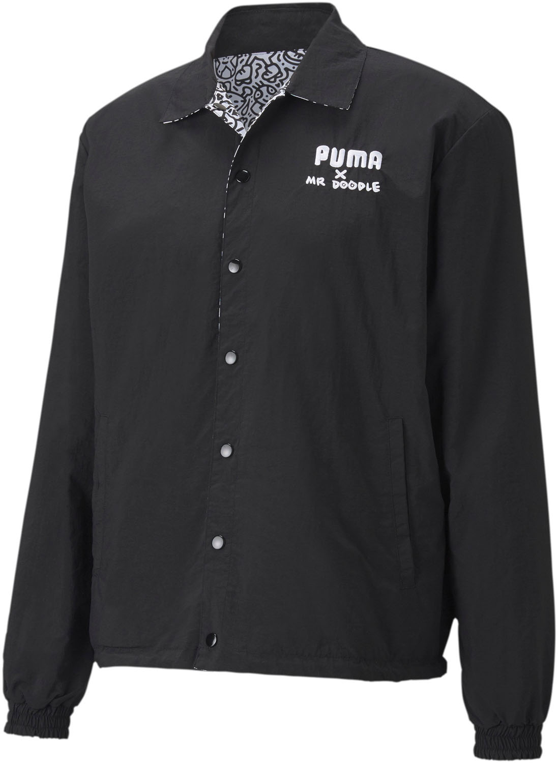 PUMA Mens Puma X Mr Doodle Rev. Coach Jacket