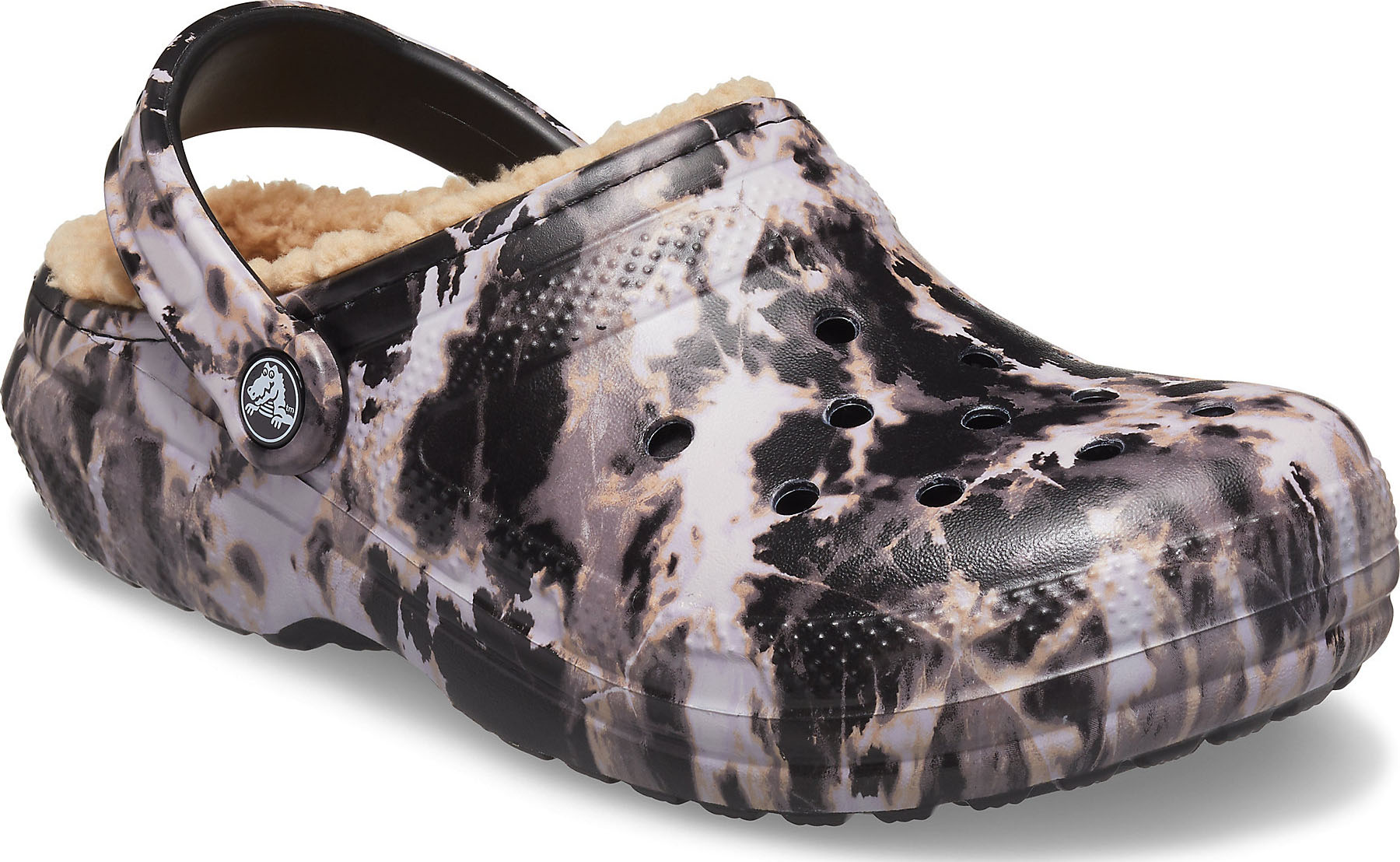 Crocs Unisex Classic Lined Bleach Dye Clog