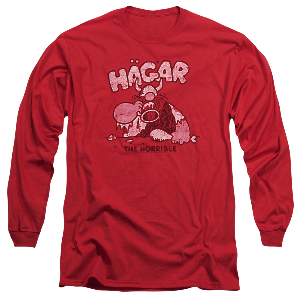 Hagar The Horrible Mens Hagar Gulp Long Sleeve TShirt