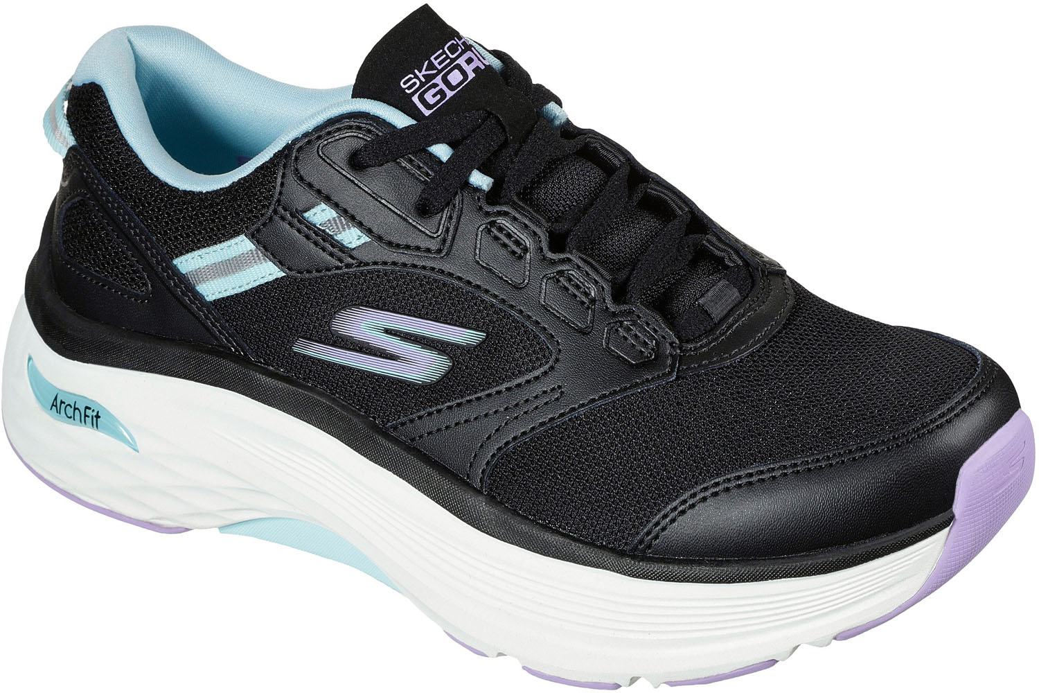 Skechers Womens Max Cushioning Arch Fit Fast Dash Shoes
