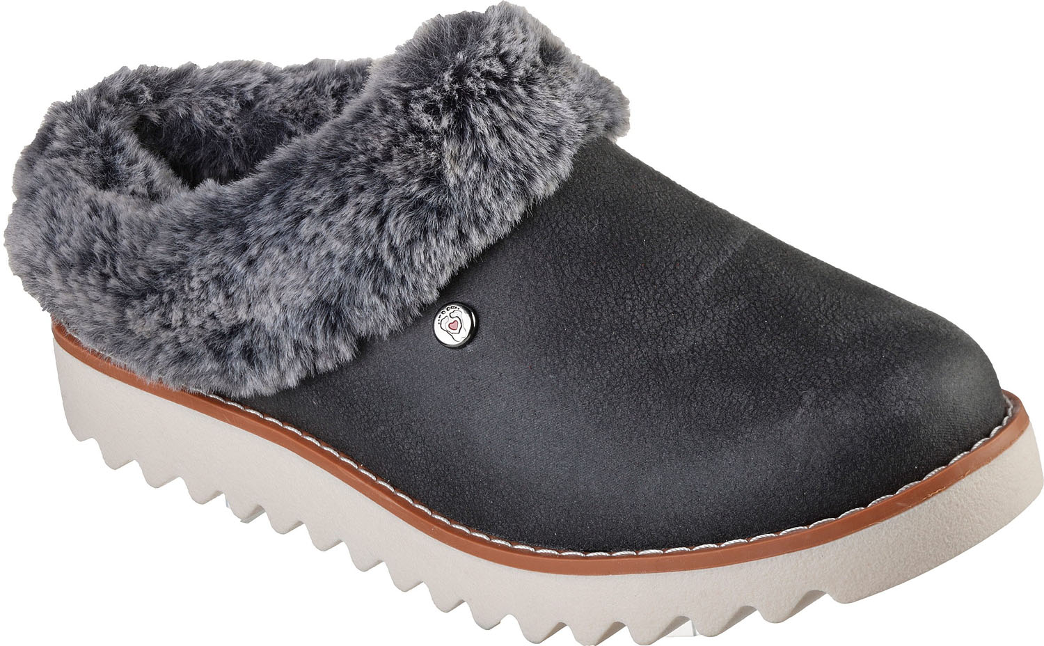 Skechers Womens Bobs Mountain Kiss Winter Rock Slip On Shoes