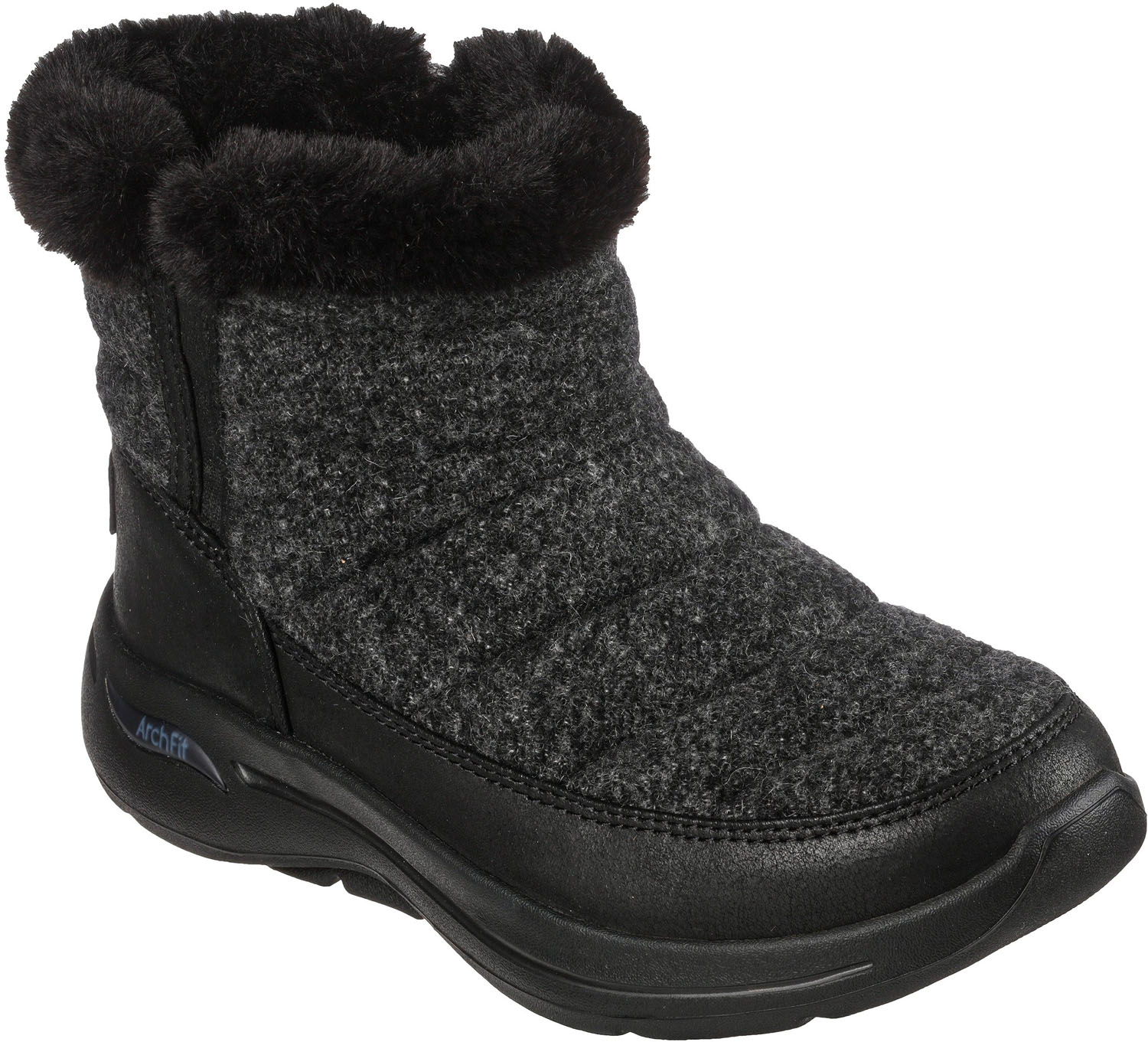 Skechers Womens Skechers GO WALK Arch Fit Winter Boots