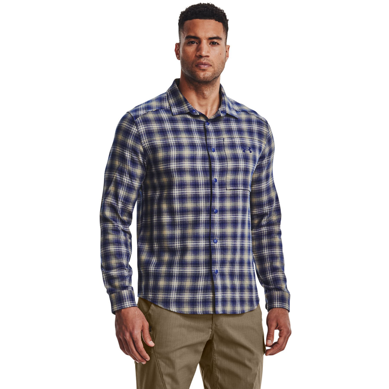 Under Armour Mens Tradesman Flex Flannel LongSleeve TShirt