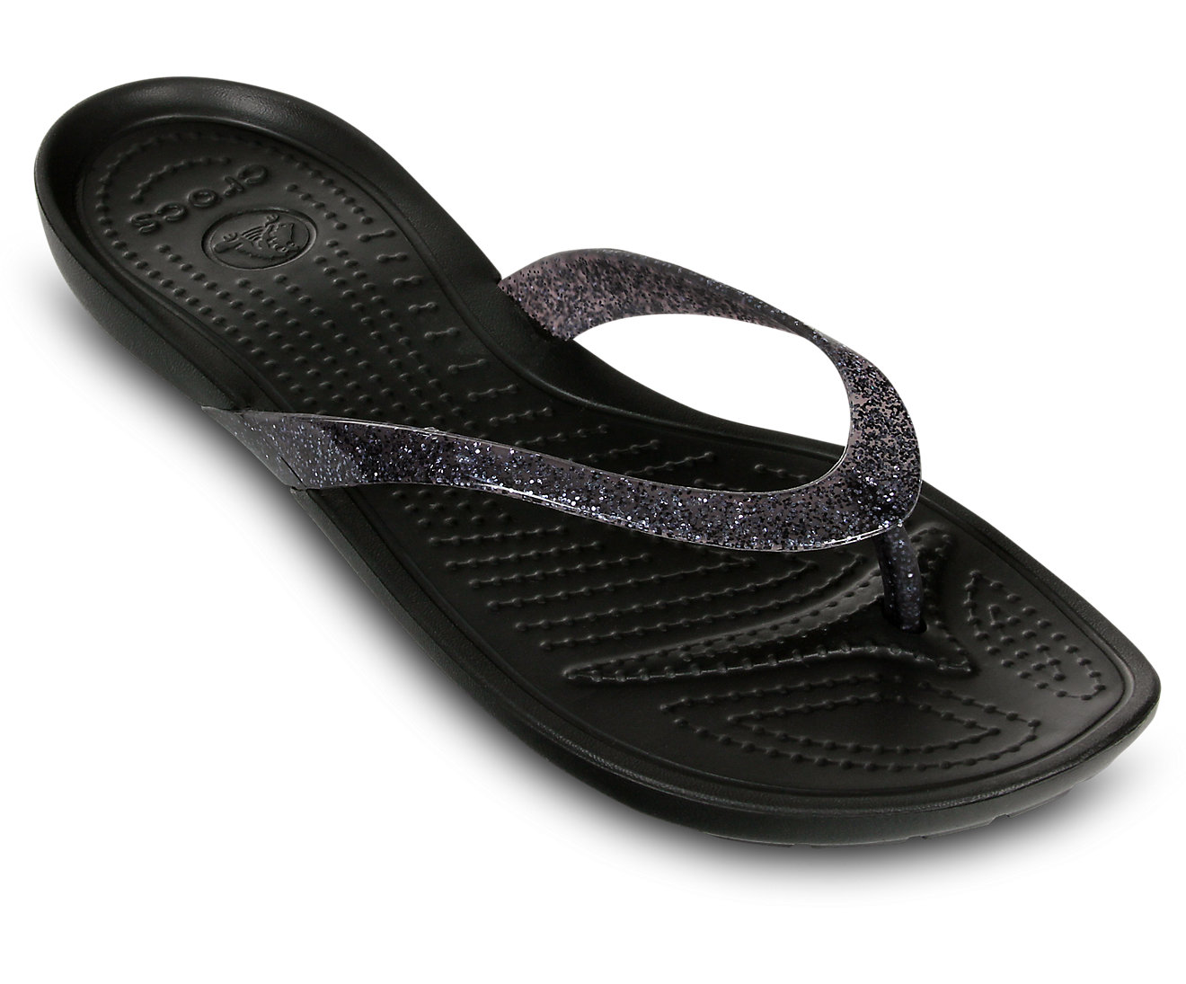 Crocs Womens Really Sexi Glitter Flip Flop