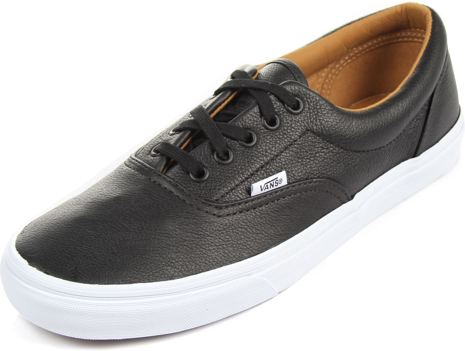 Vans Unisex Era Shoes in (Premium Leather) Black