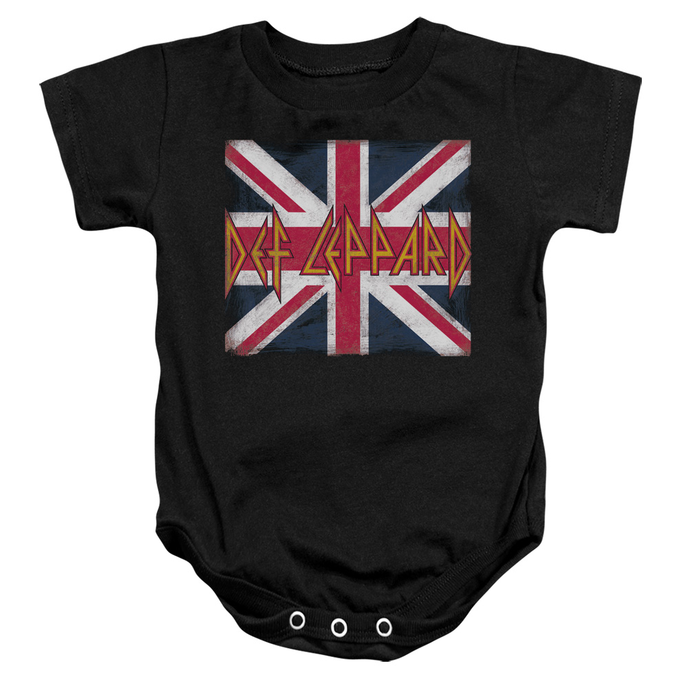 Def Leppard Toddler Union Jack Onesie