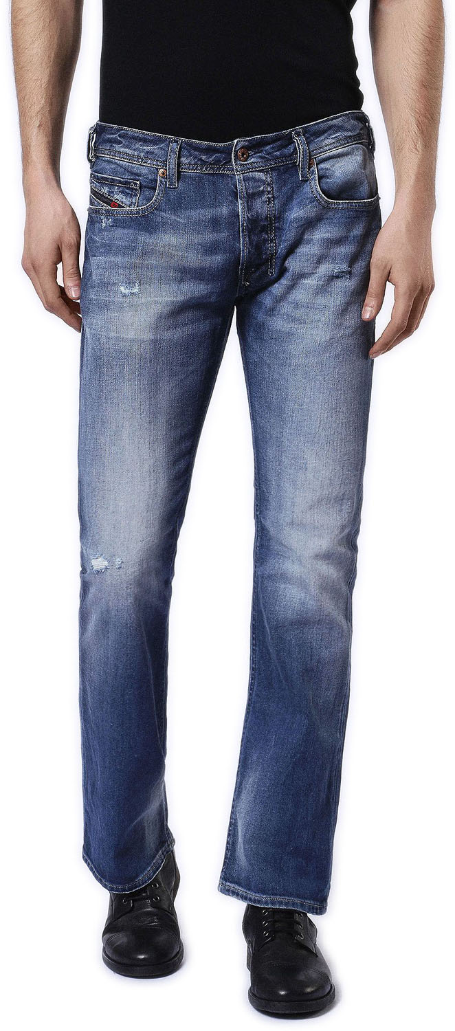 Diesel Mens Zatiny Bootcut Jeans, Wash Code 084DD