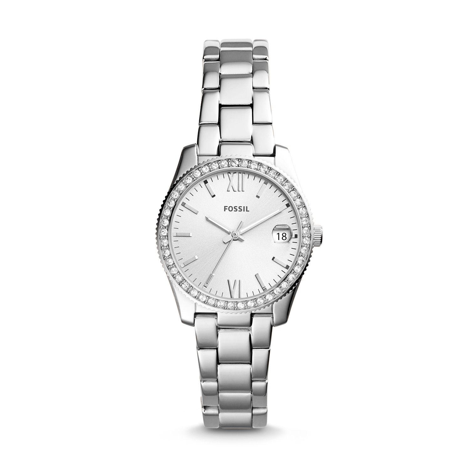 Fossil Women's Scarlette ThreeHand Date Stainless Steel Watch (Model