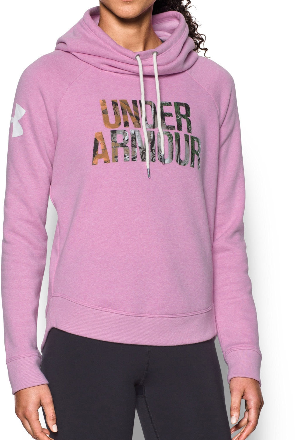 Under Armour Womens Favorite Camo Logo Warmup Top