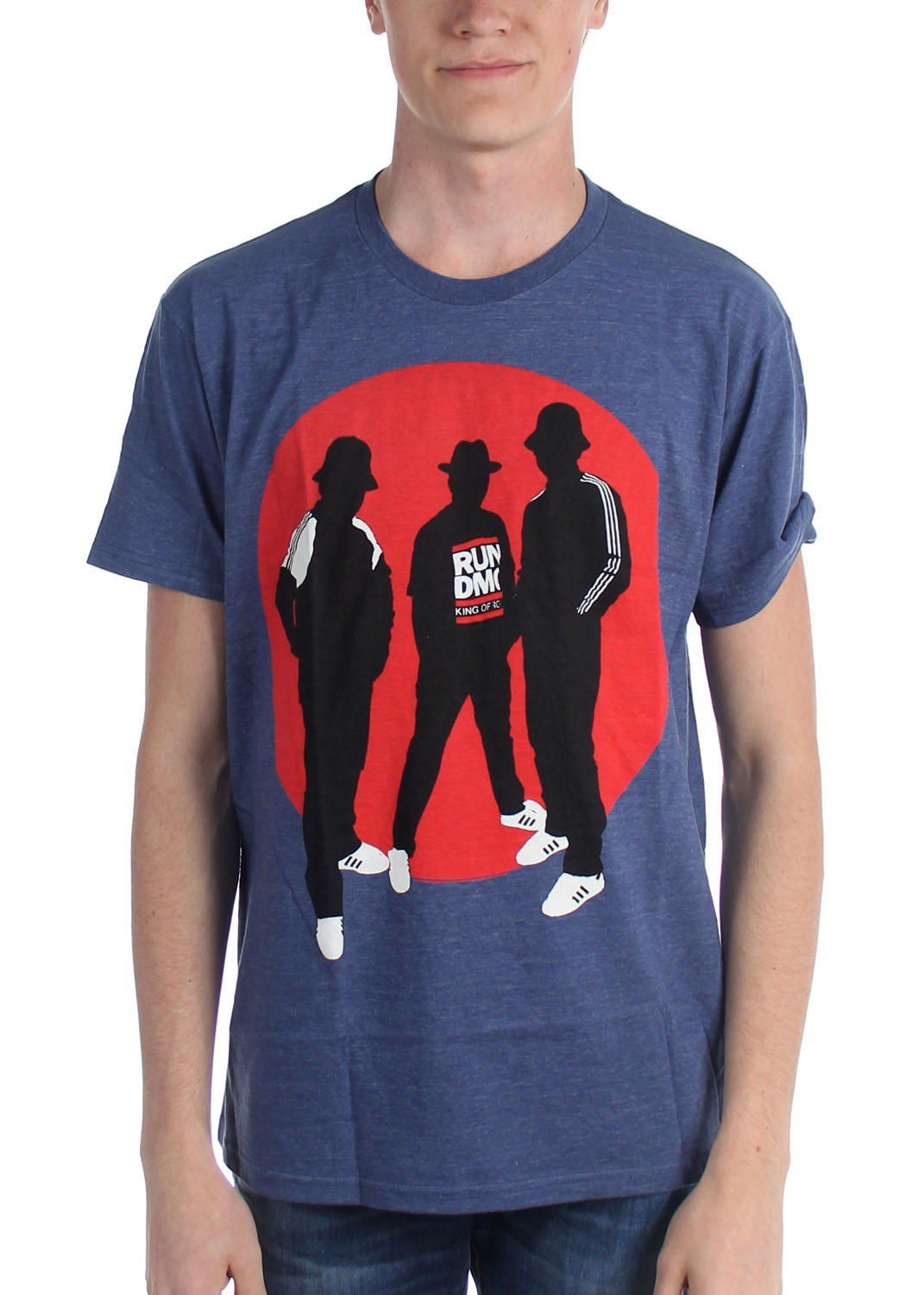 Run Dmc Mens Silhouette Circle TShirt