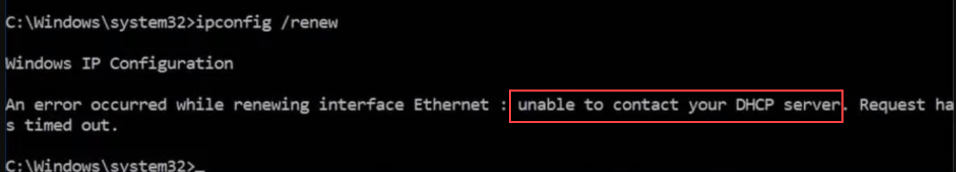 [SOLVED] Unable to contact your DHCP server Driver Easy