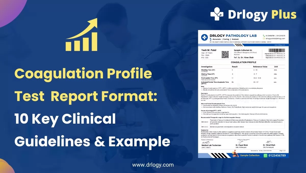 10 Key Clinical Guidelines for Coagulation Profile Test Report Format