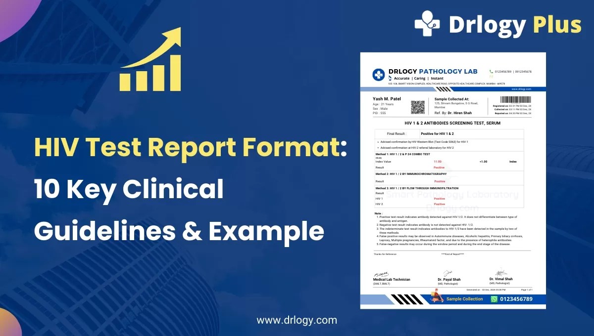 HIV Test Report Format 10 Key Guidelines, PDF & Example Drlogy