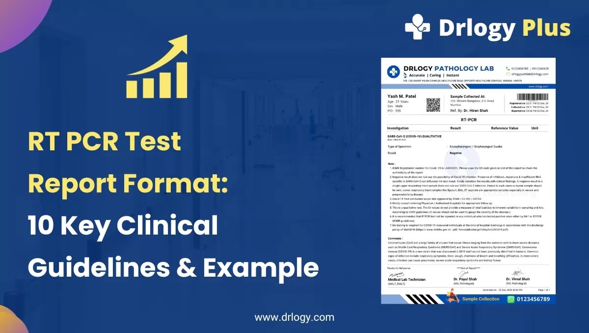RT PCR Test Report Format 10 Key Clinical Guidelines & Example Drlogy