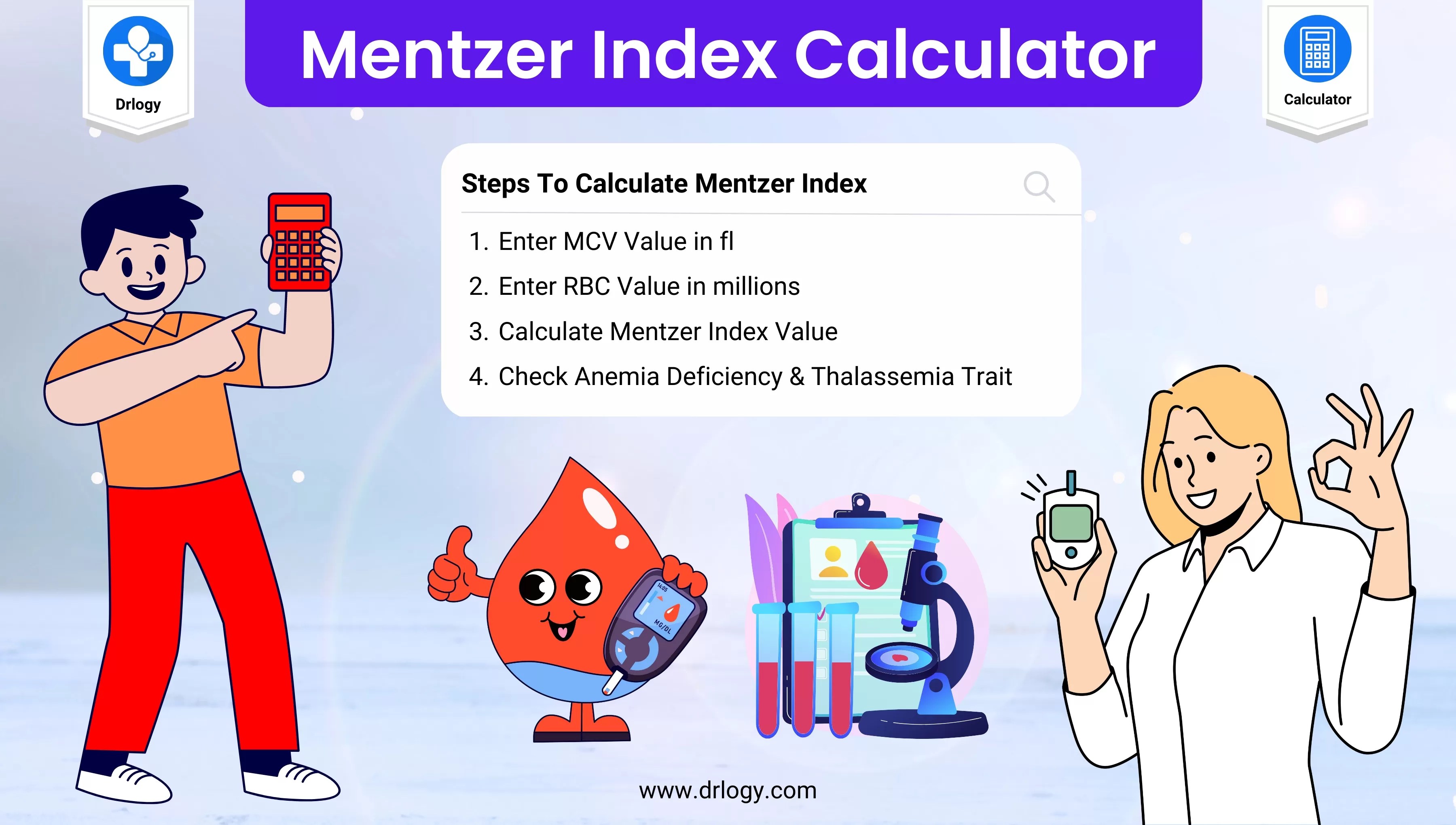 Best Mentzer Index Calculato For Anemia And Thalassemia Drlogy