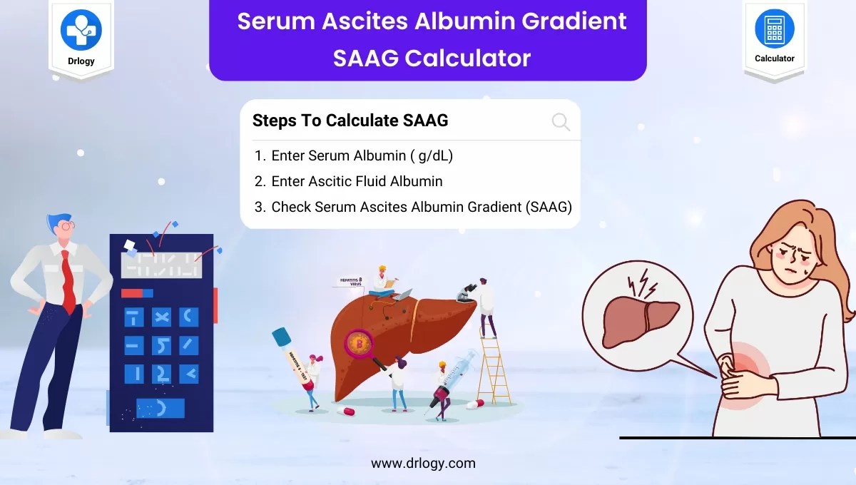 SAAG Calculator Serum Ascites Albumin Gradient Drlogy