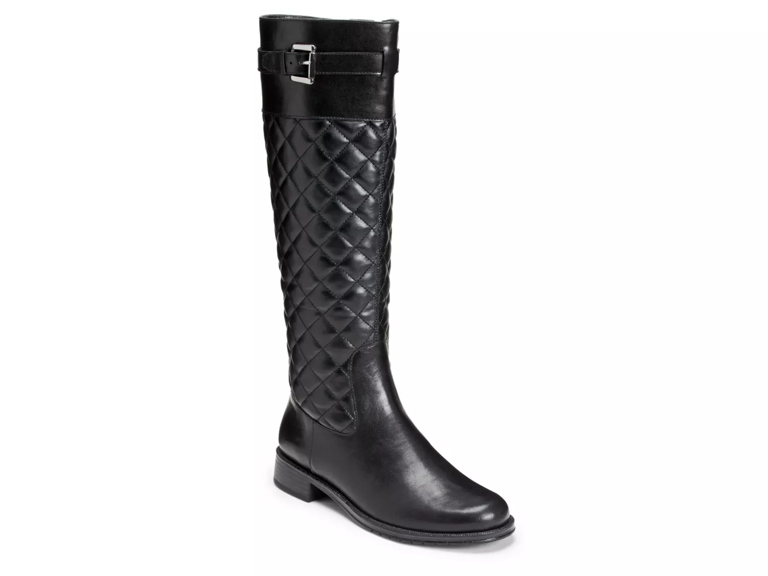 A2 by Aerosoles High Ride Quilted Wide Calf Riding Boot Free Shipping