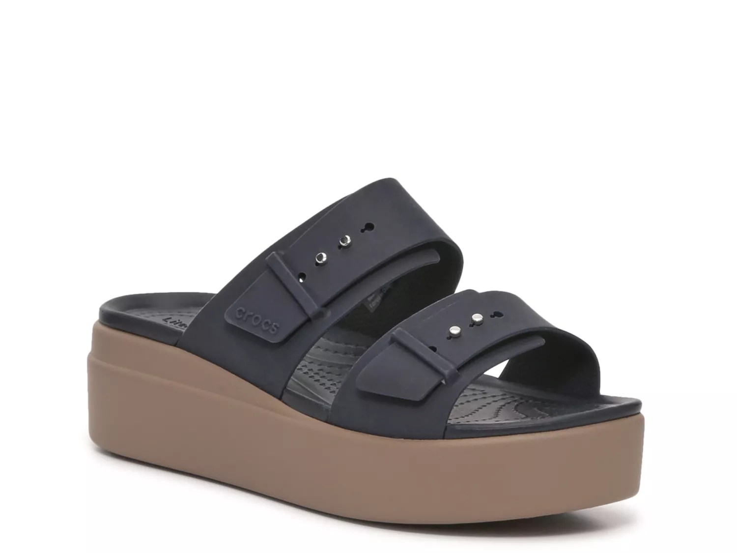 Crocs Brooklyn Low Wedge Sandal Women's Free Shipping DSW