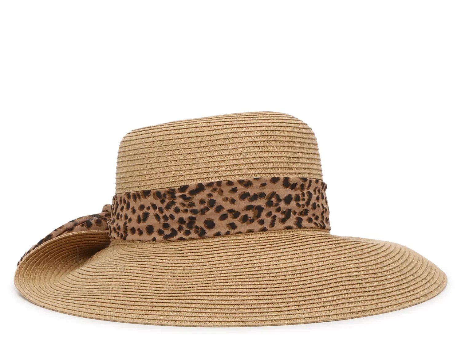 Kelly & Katie Leopard Print Floppy Framer Sun Hat Free Shipping DSW