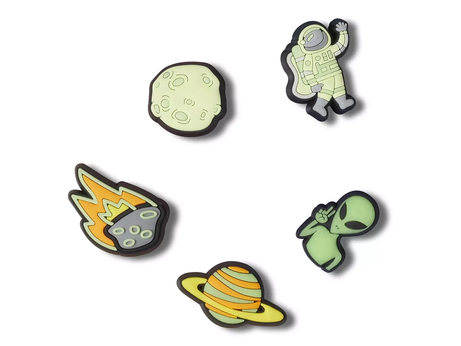 Crocs Space Jibbitz Set 5 Pack Free Shipping DSW