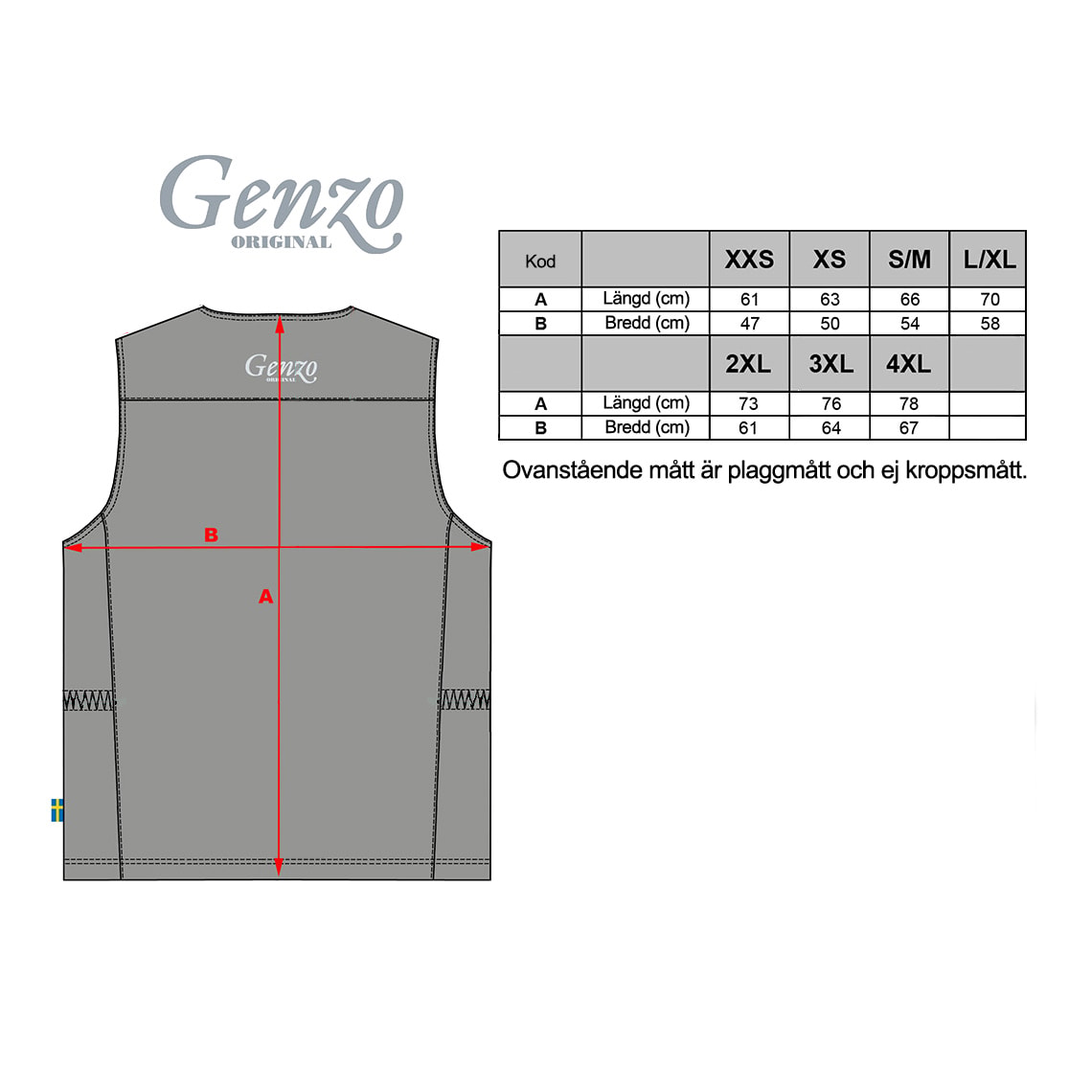 Genzo Värmeväst Arctic Original 6000mAh