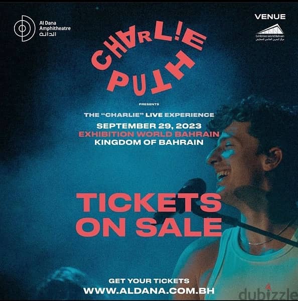 Charlie Puth Golden Circle Ticket Tickets Vouchers 104977130