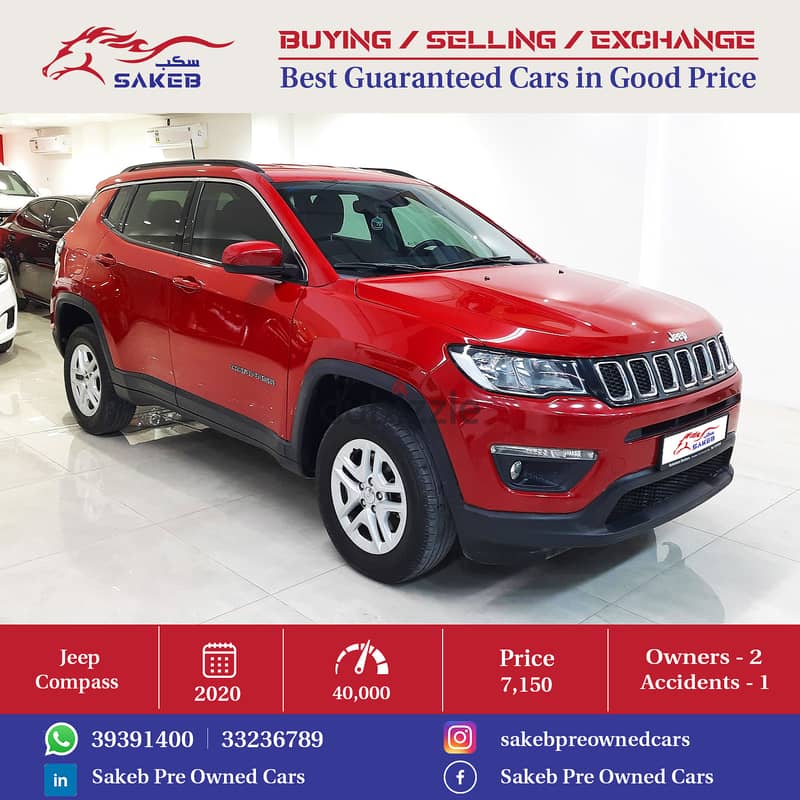Jeep Compass 2020 with Good Condition Cars 105016034