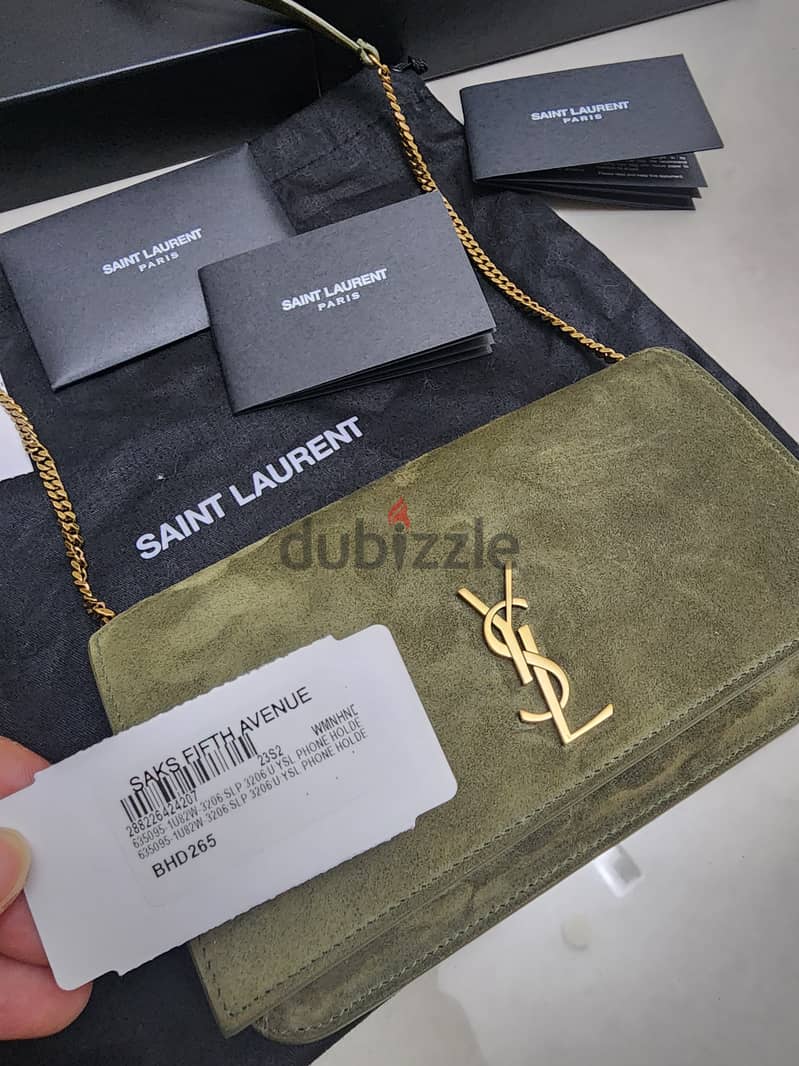 YSL SAINT LAURENT PARIS 2023 YSL Cassandre Phone Holder Bag Handbags