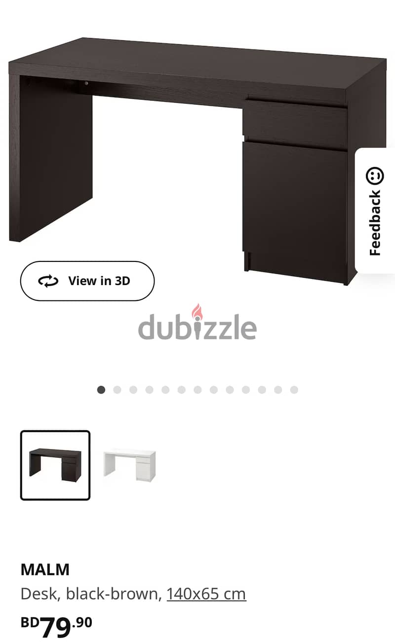 Ikea malm desk Furniture 105058929