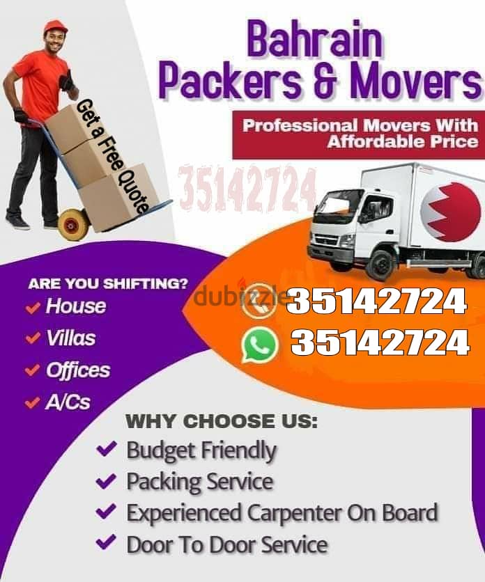 Furniture Moving Packing Carpenter all Bahrain 3514 2724 Lowest Rate