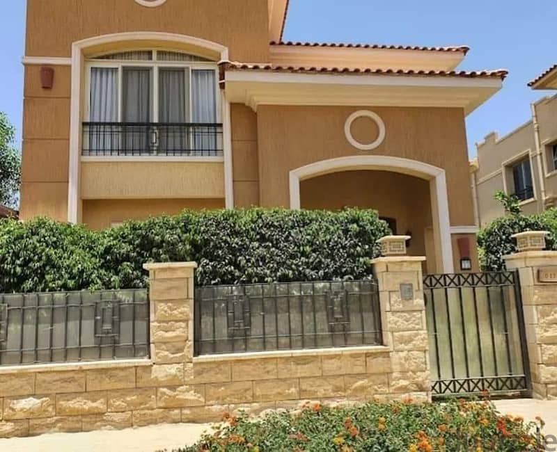 Townhouse villa for sale in Stone Park Compound, Fifth Settlement, in