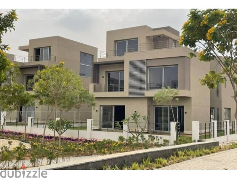 Palm Hills New Cairo Townhouse Corner with the best view in the heart