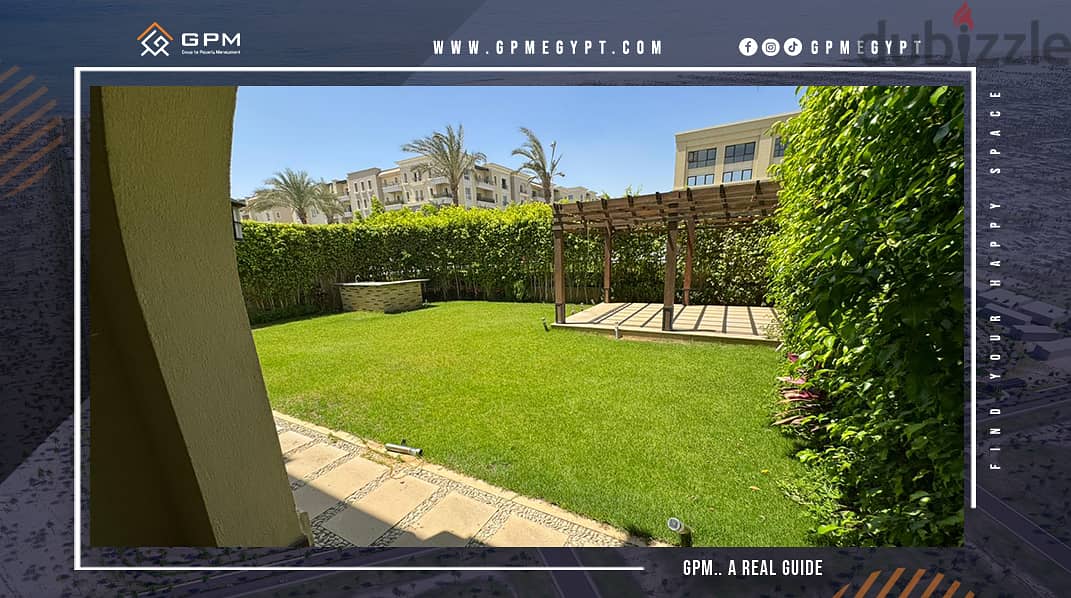 Twin House 345m For Rent in Mivida Emaar New Cairo semi furnished