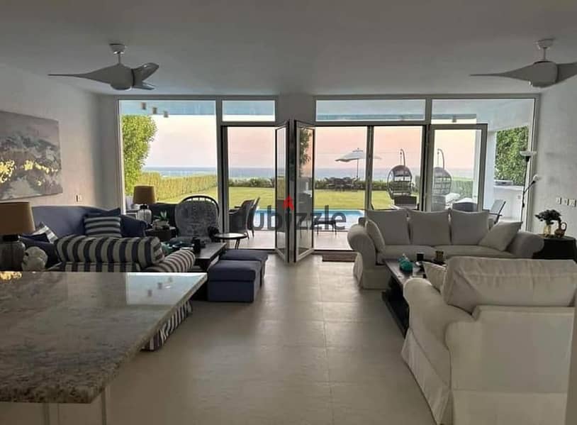 شاليه ارضي 4 غرف متشطب للبيع ( جاهز للمعاينه ) في قطامية كوست الساحل