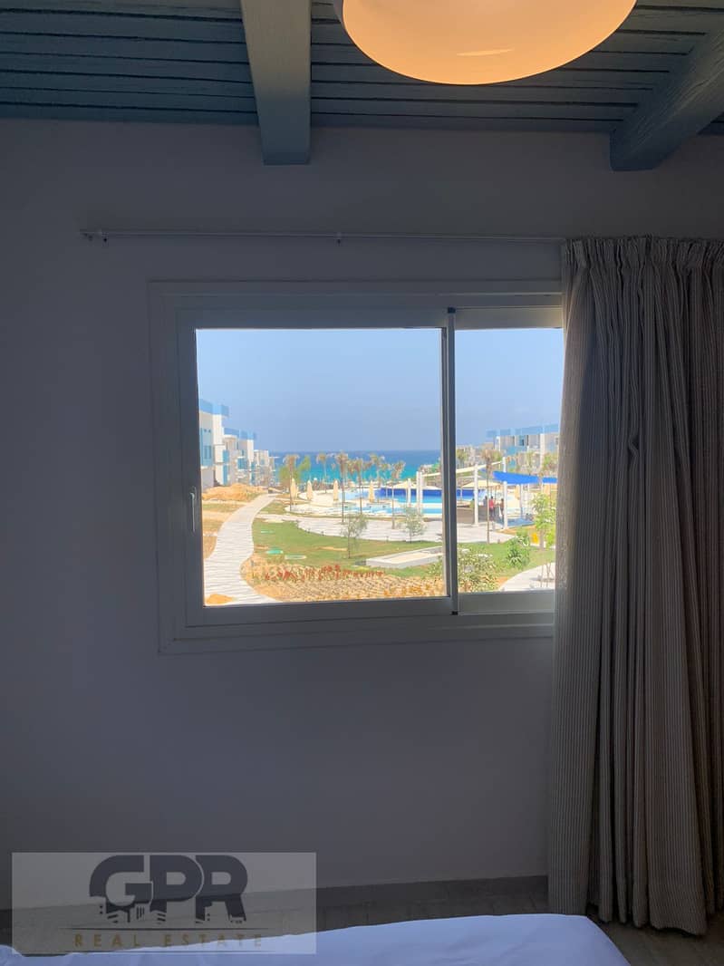 chalet for sale fully finished sea view in fouka bay north coast