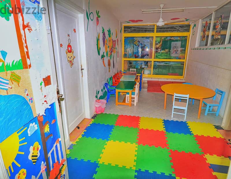 حضانة مفروشة ومجهزة ٣٠٠م للايجار بسموحة Commercial for Rent 202789194