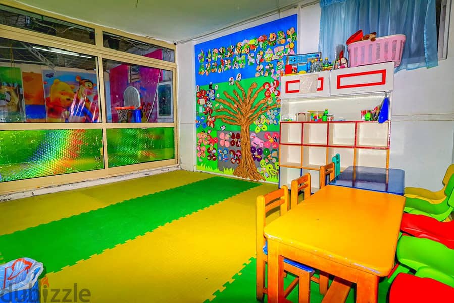 حضانة مفروشة ومجهزة ٣٠٠م للايجار بسموحة Commercial for Rent 202789194