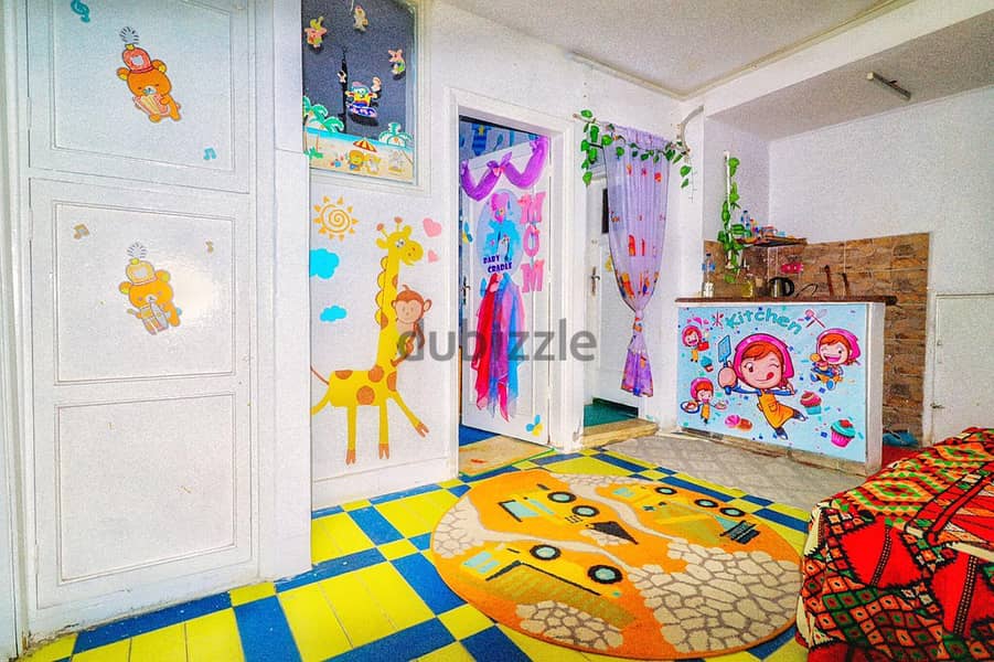 حضانة مفروشة ومجهزة ٣٠٠م للايجار بسموحة Commercial for Rent 202789194