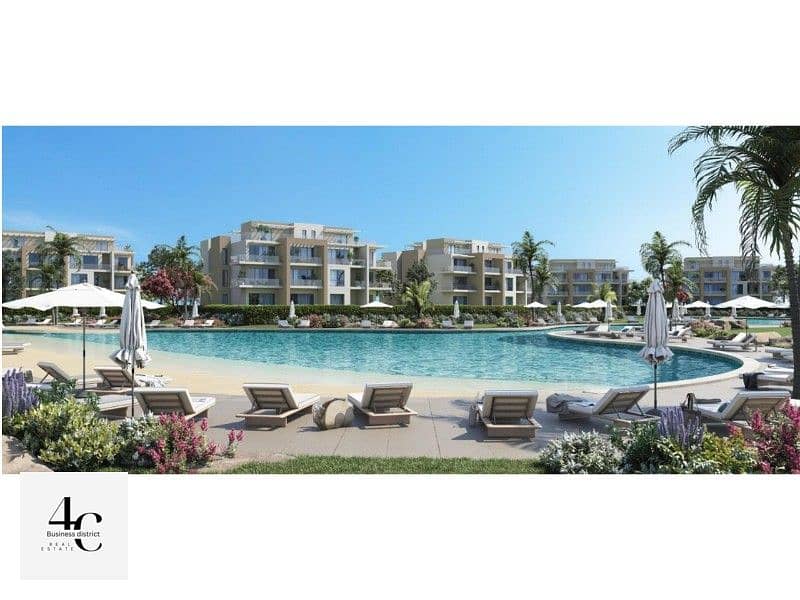 Town house 182m for sale in seashore with down payment and installments