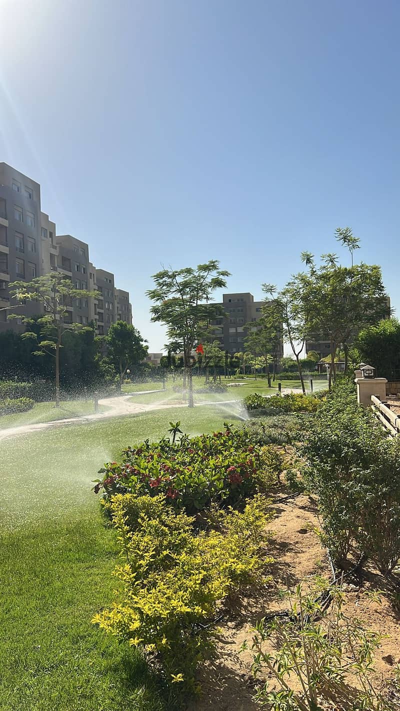 The square New Cairo apartment resale fully finished ground floor