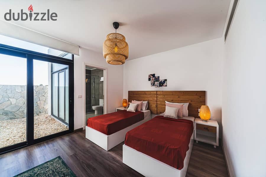 chalet in katamya coast Ras El Hekma ready to move and fully finished