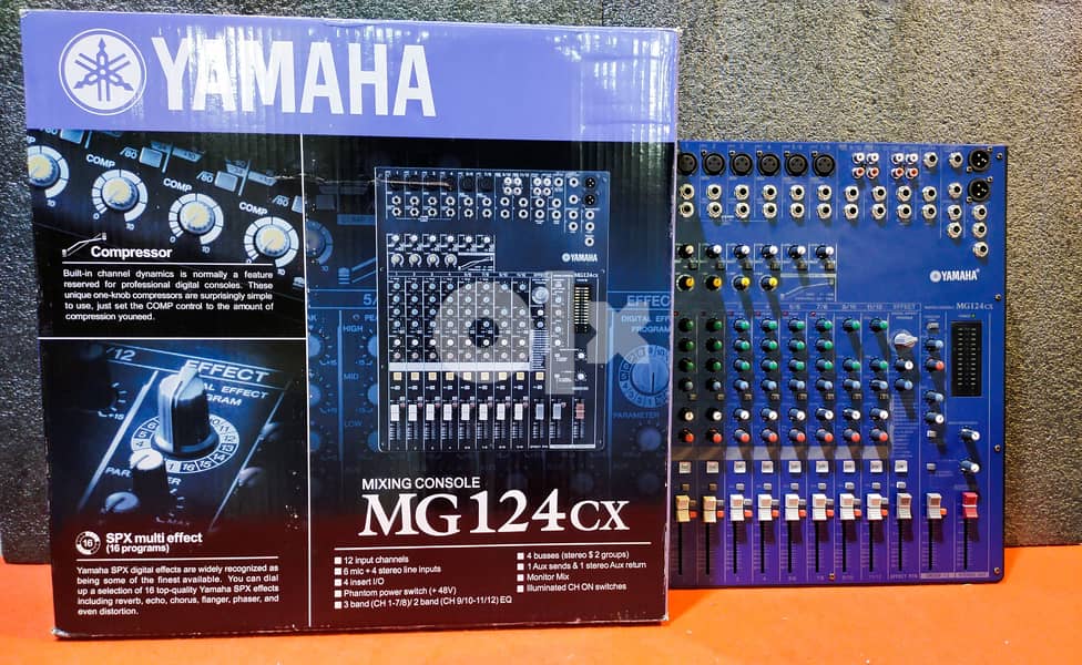 mixer yamaha mg124cx - Musical Instruments - 190543637